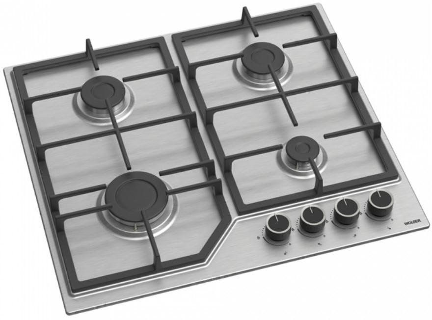 Plita pe gaz incorporabila Wolser WL-F 6407 INOX FFD