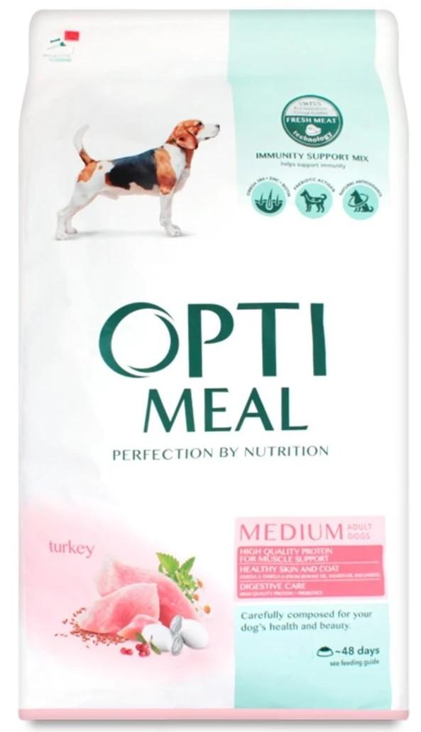 Hrana uscata pentru caini Optimeal Adult Medium Turkey 20kg