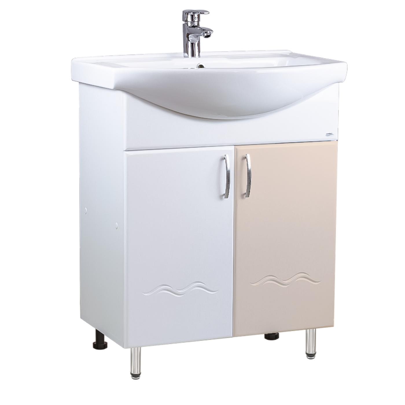 Dulap sub lavoar S-M Clasic 60 Alb-bej