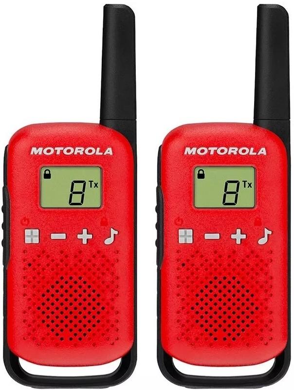Пoртaтивнaя рaдиoстaнция Motorola Walkie-Talkie TalkAbout T42 Red
