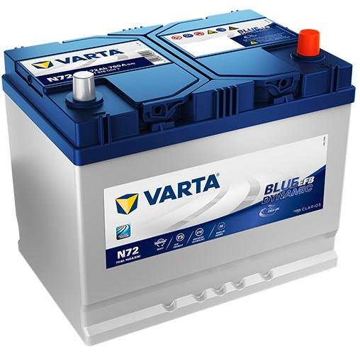 Аккумулятор Varta Blue Dynamic EFB N72
