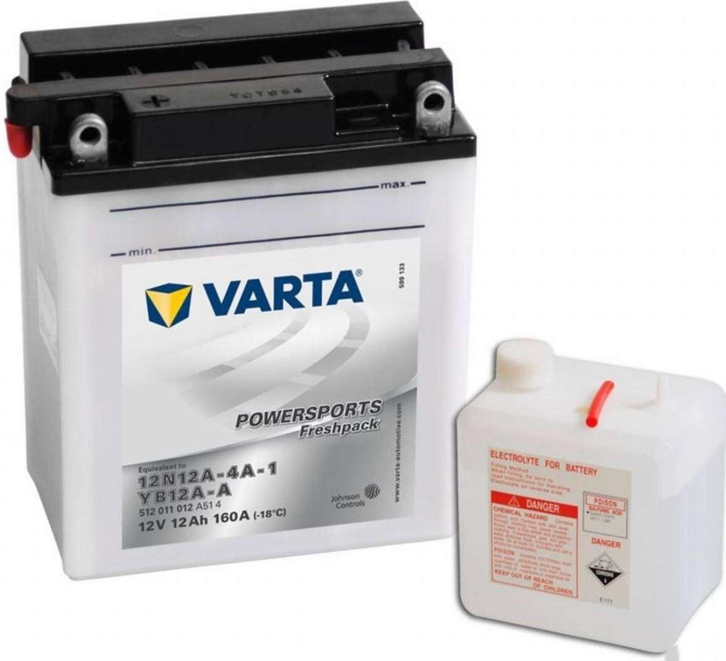 Аккумулятор Varta Powersports YB12A-A 12Ah 160A