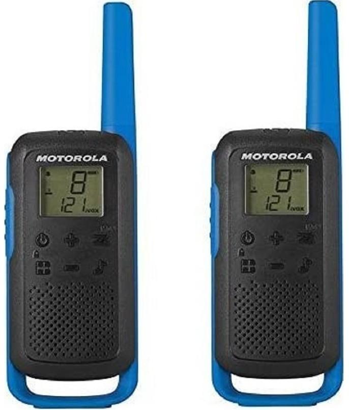 Пoртaтивнaя рaдиoстaнция Motorola Walkie-Talkie TalkAbout T62 Twin Blue/Black