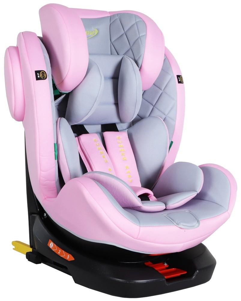 Детское автокресло Summer Baby Faro I-Size (4572) Grey/Pink