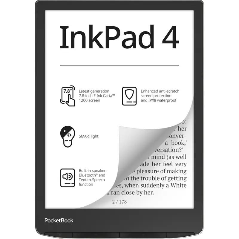 Электронная книга Pocketbook 743G InkPad 4 Stardust Silver (PB743G-U-CIS)