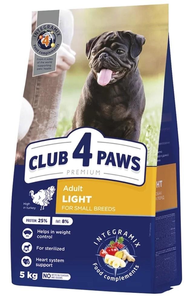 Сухой корм для собак Club4Paws Adult Light Small Breeds 5kg