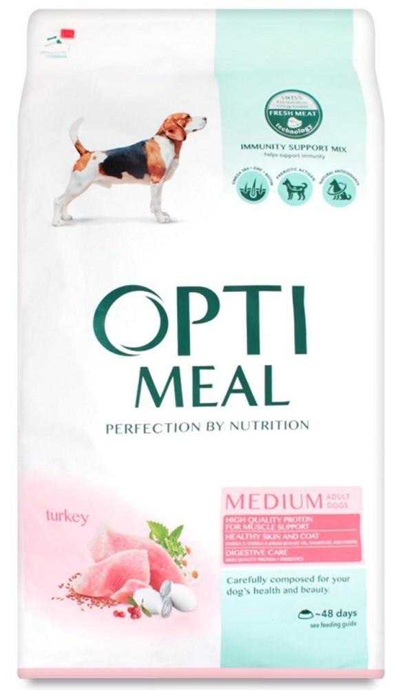 Hrana uscata pentru caini Optimeal Adult Medium Turkey 4kg