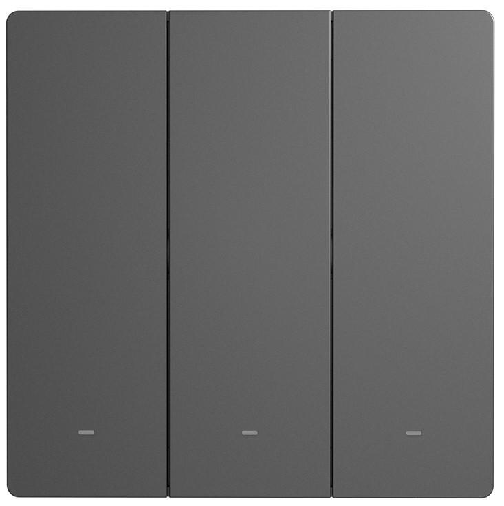 Умный выключатель Sonoff M5 3 Gang Dim Gray