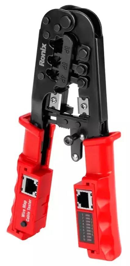 Клещи обжимные Ronix RH-1831+тестер
