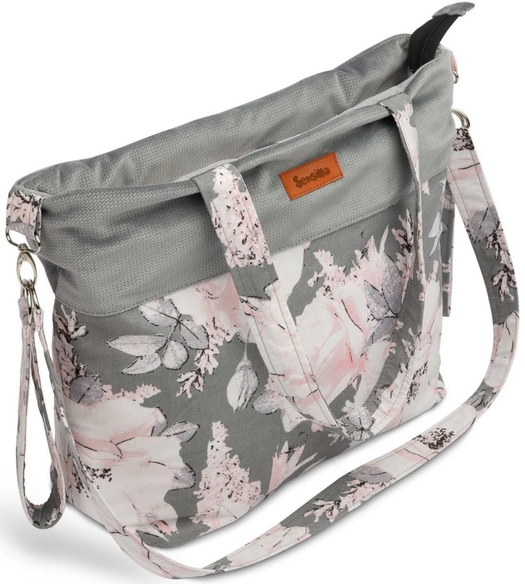 Сумка для мамы Sensillo Velvet Peonie