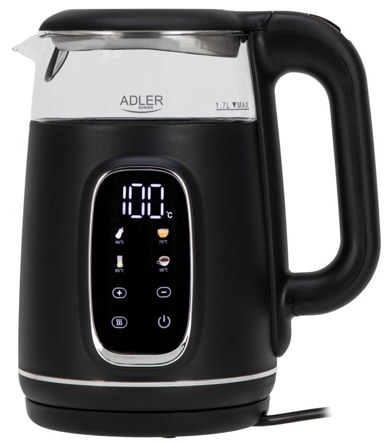 Fierbator electric de apa Adler AD-1305 Black Silver