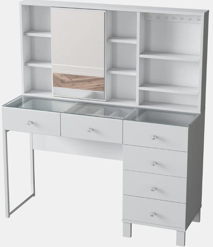 Masa de machiaj Mirage Meble BJ140 Alb