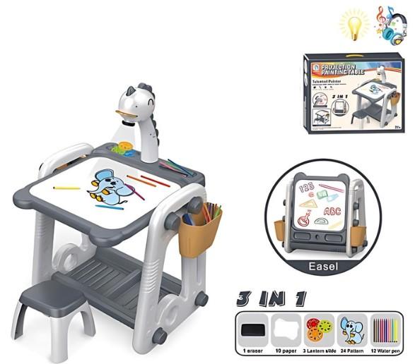 Мольберт Essa Toys SY 3-в-1 Многофункциональный двухрежимный проектор и доска для рисования