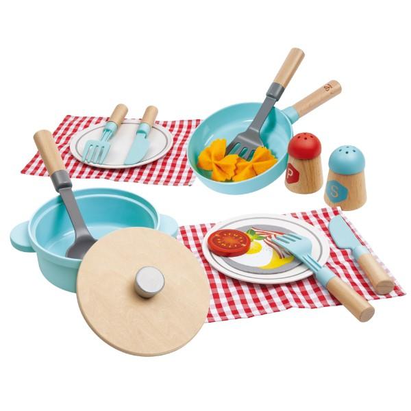 Набор игрушек Hape Набор для приготовления и сервировки «Little Chef»