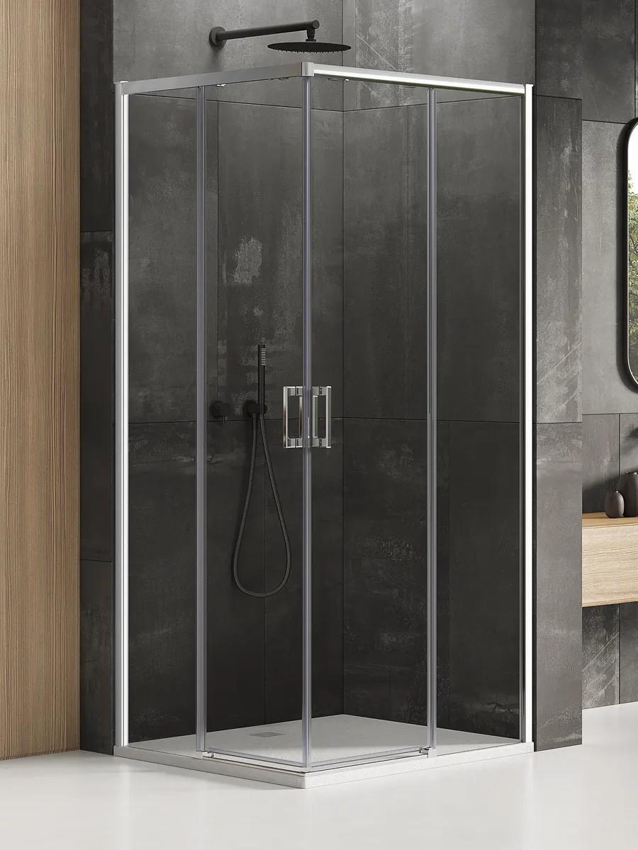 Душевая кабина New Trendy Prime 90x90x200  D-0296A/D-0297A (19526)