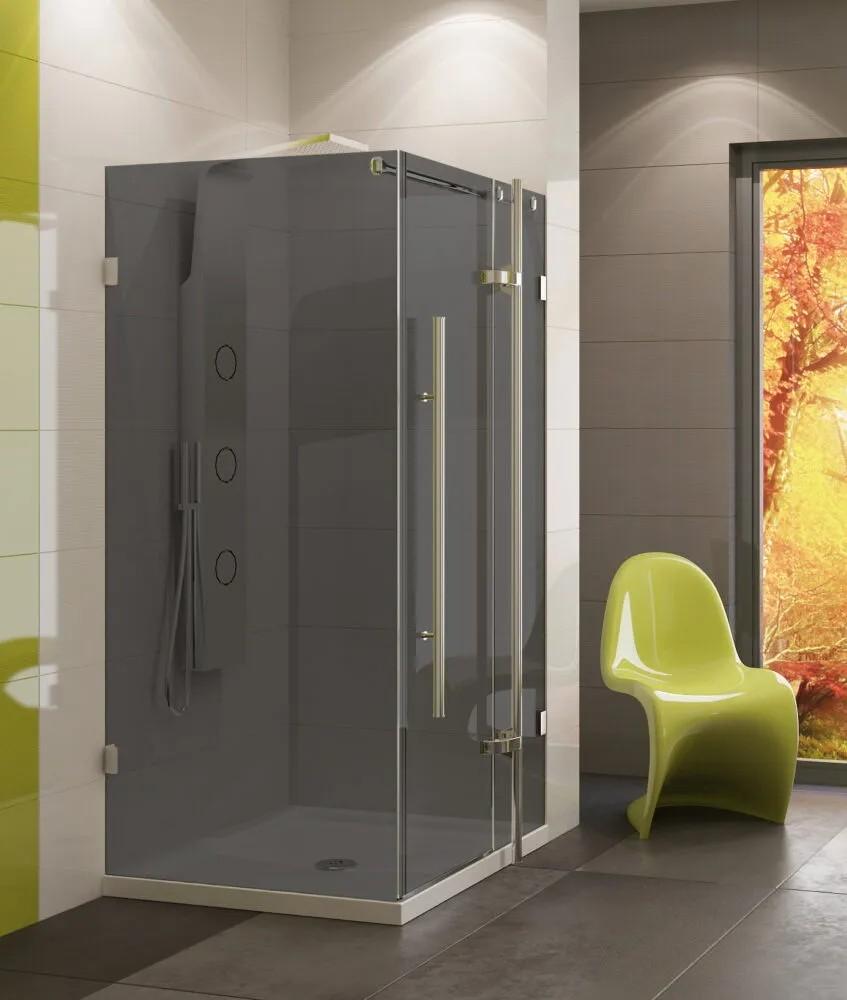 Cabina de dus New Trendy Grey Quadrant 100x80x190 K-0532