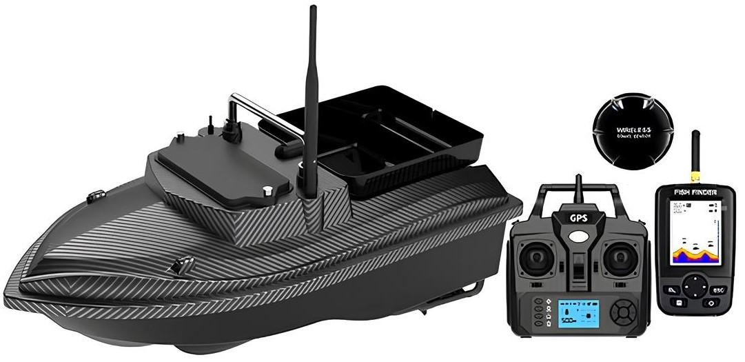 Прикормочный кораблик Flytec V060 GPS с Эхолот