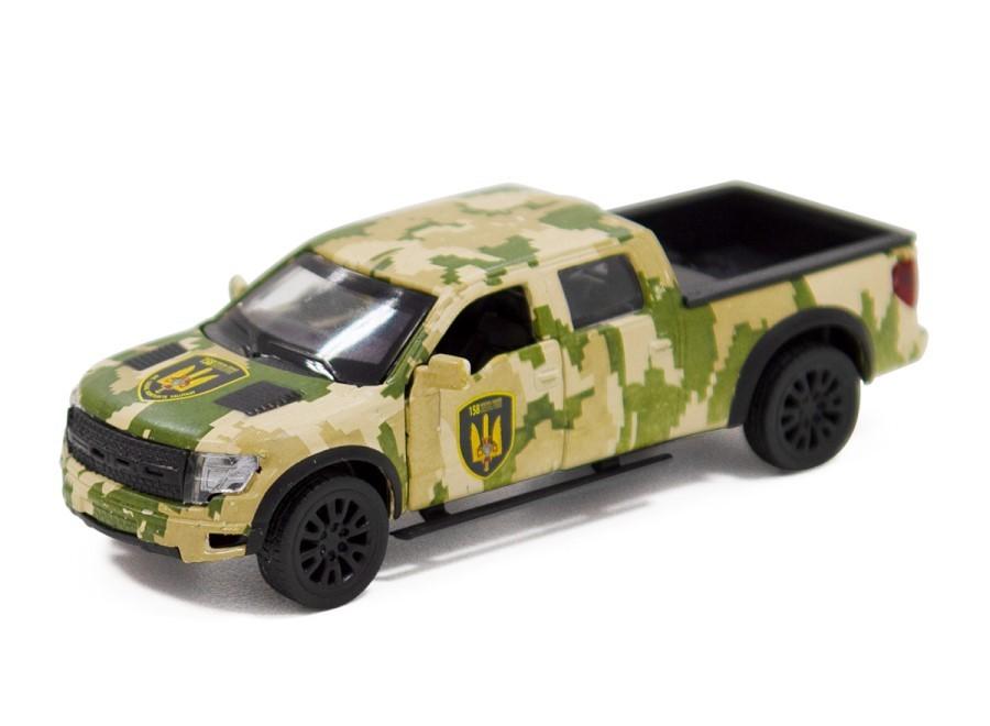 Игрушечная машина TechnoDrive Ford F-150 SVT Raptor military 250296