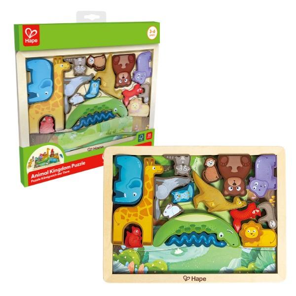 Пазлы Hape Царство животных 16 элем.