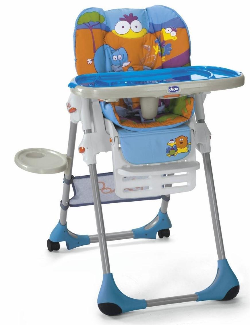 Стул для кормления с регулировкой по высоте Chicco Polly 2 в 1 