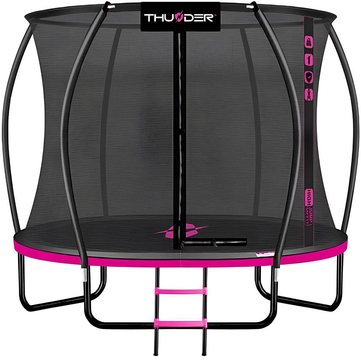 Батут Thunder Ultra 312 см Розовый