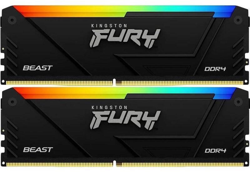 Memorie operativa RAM Kingston FURY Beast RGB 16GB (KF436C17BB2AK2/16)