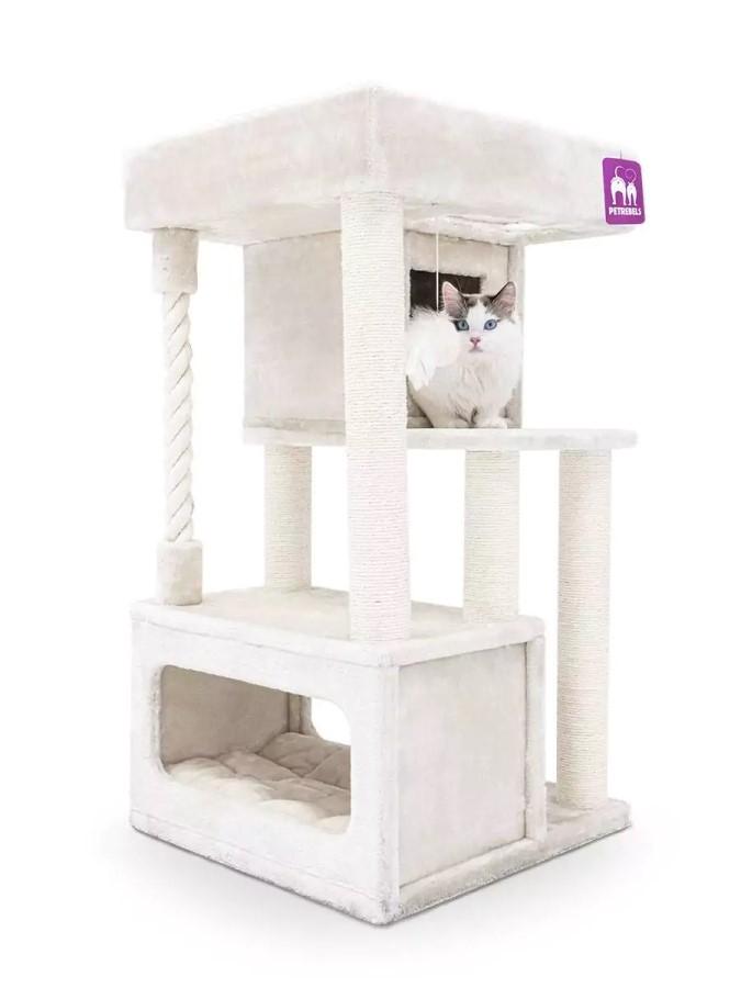 Когтеточка для кошек PETREBELS SWEET PETIT Lodge 107 Cream