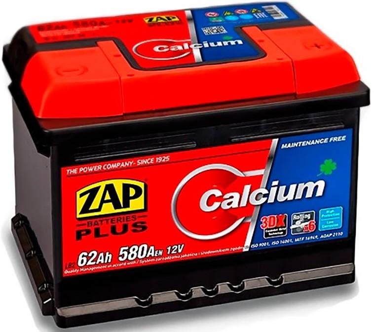 Аккумулятор ZAP 62 Ah Plus