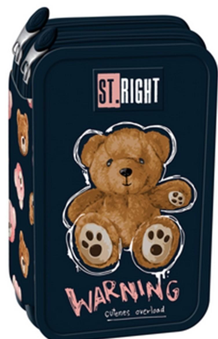 Пенал St.Right Teddy Bear PC05