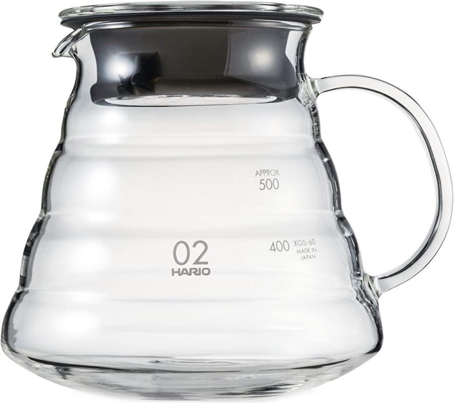 Гейзерная кофеварка Hario V60 Range Server Clear (XGSR-60-TB)
