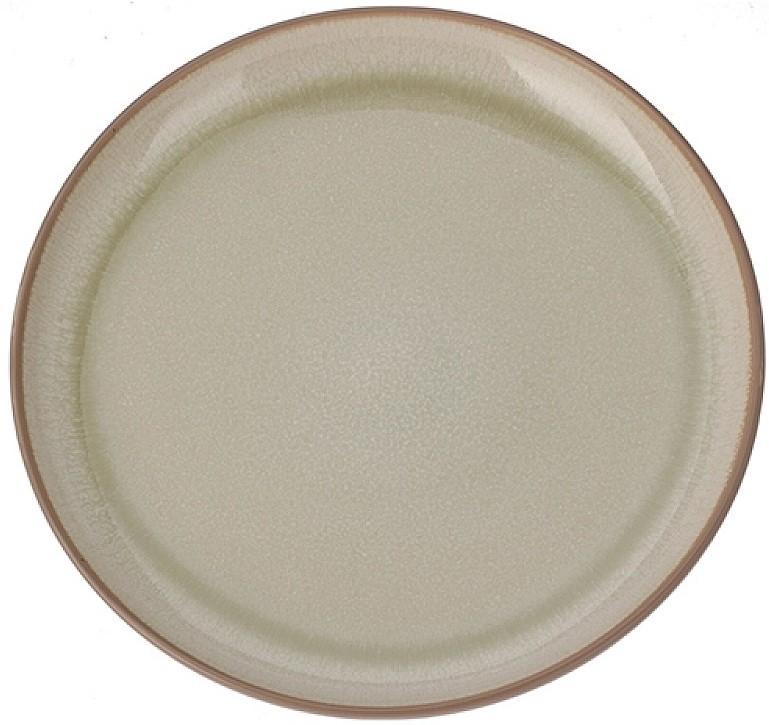 Тарелка Siaki Reactiv Glaze Cream 21 см
