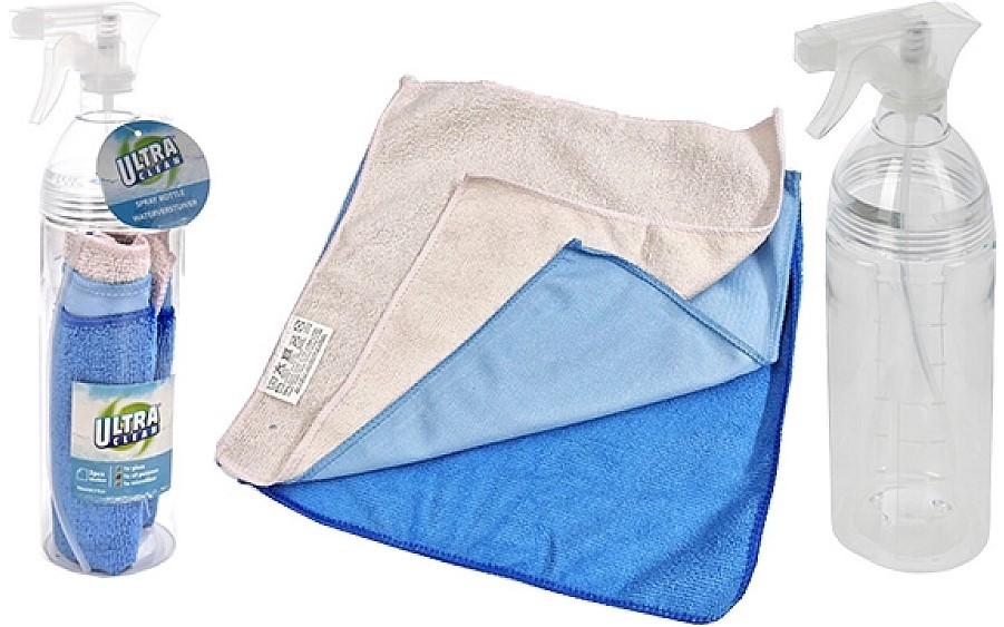Салфетки Ultra Clean 30X30cm + пульверизатор