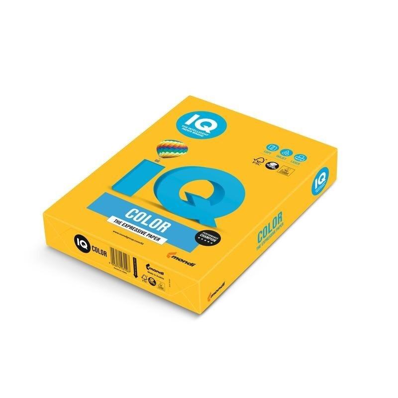 Цветная бумага для принтера IQ-Color A4 Sun Yellow, 160 г/м2, SY40160