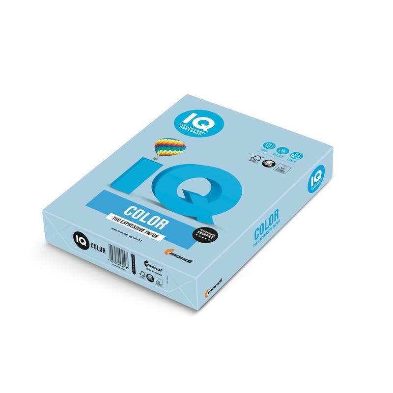 Цветная бумага для принтера IQ-Color A4 Pale Iceblue, 160 г/м2, OBL70160