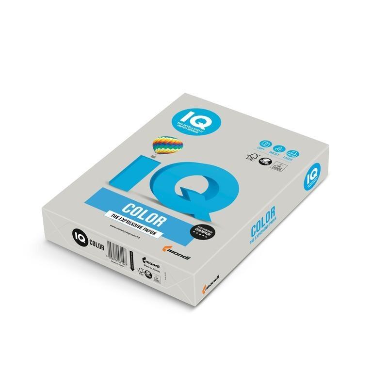 Цветная бумага для принтера IQ-Color A4 Grey, 160 г/м2, GR21160