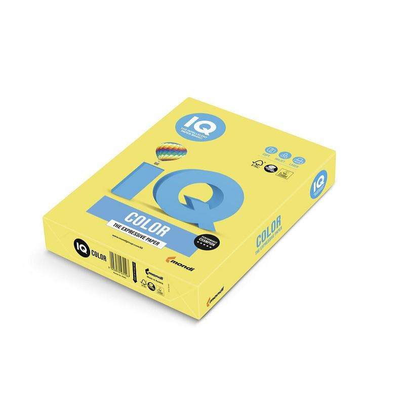 Цветная бумага для принтера IQ-Color A4 Canary Yellow, 160 г/м2, CY39160