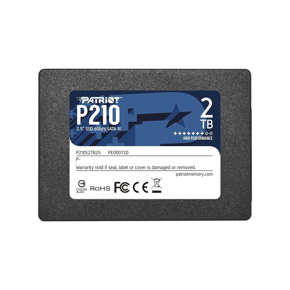 SSD накопитель PATRIOT P210 2TB