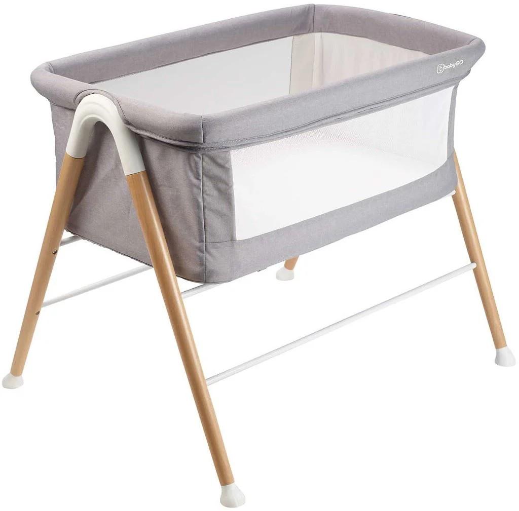 Детская кроватка BabyGo Goodnight Grey