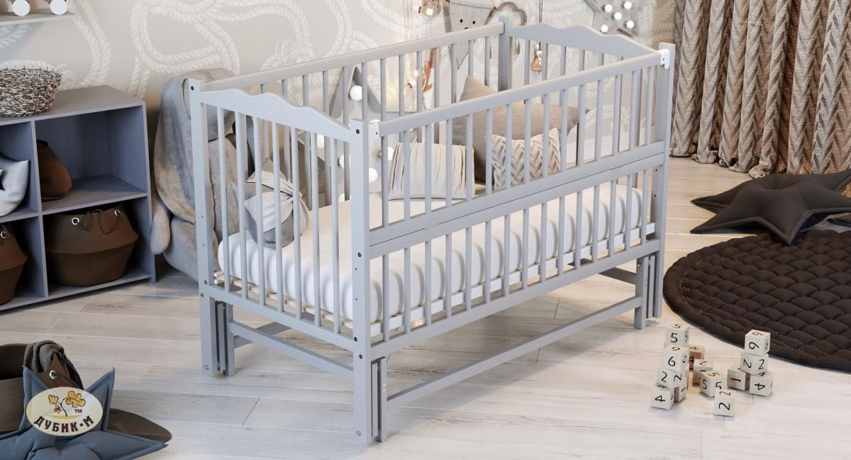 Детская кроватка Kuzea Anghelina 2 Grey без ящика)