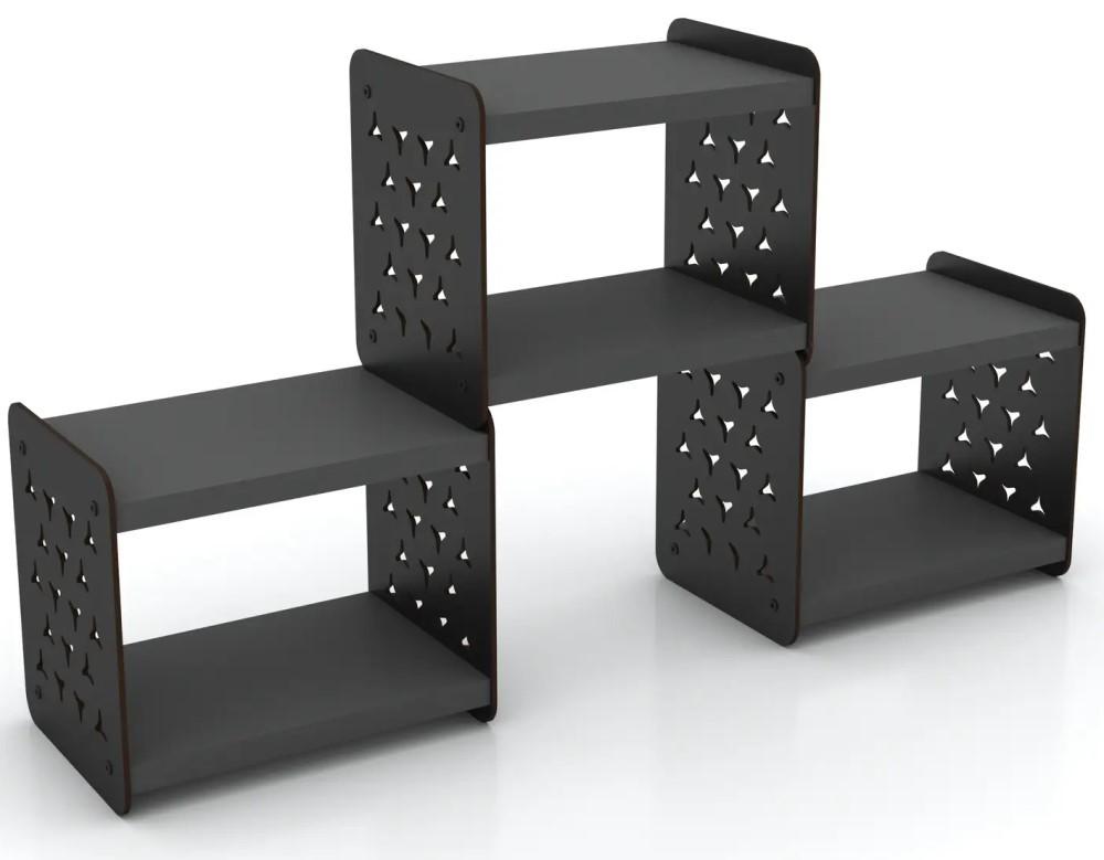 Полка на стену MG-Plus Qutus Anthracite (Серый)
