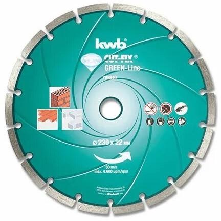 Диск для болгарки KWB 230 * 22 мм