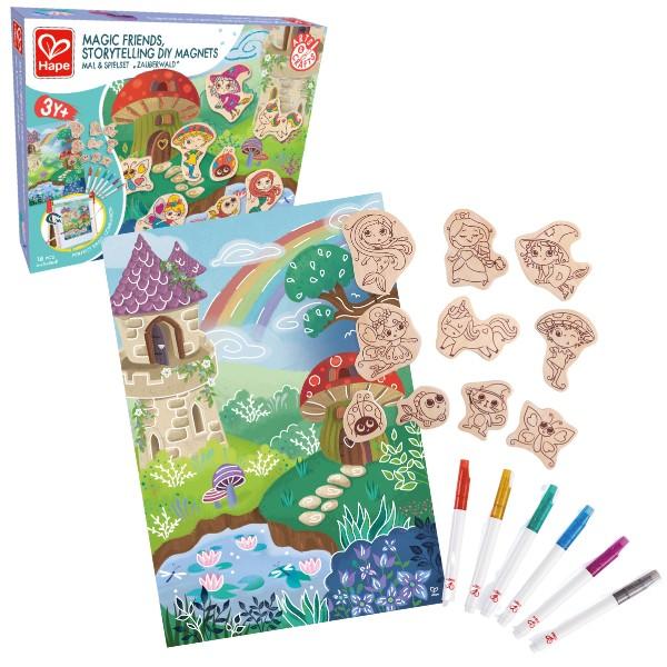 Набор игрушек Hape магнитные-Волшебные друзья (E1077)