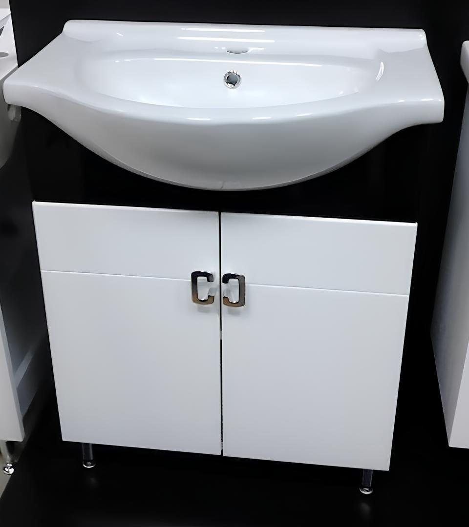 Dulap de baie ECE Modern Black 75 cm 