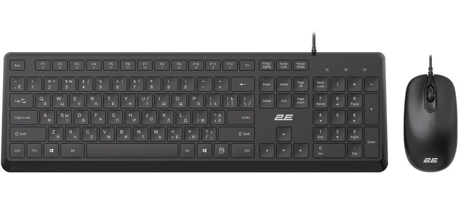 Набор Клавиатура + Мышь 2E MK405 Black
