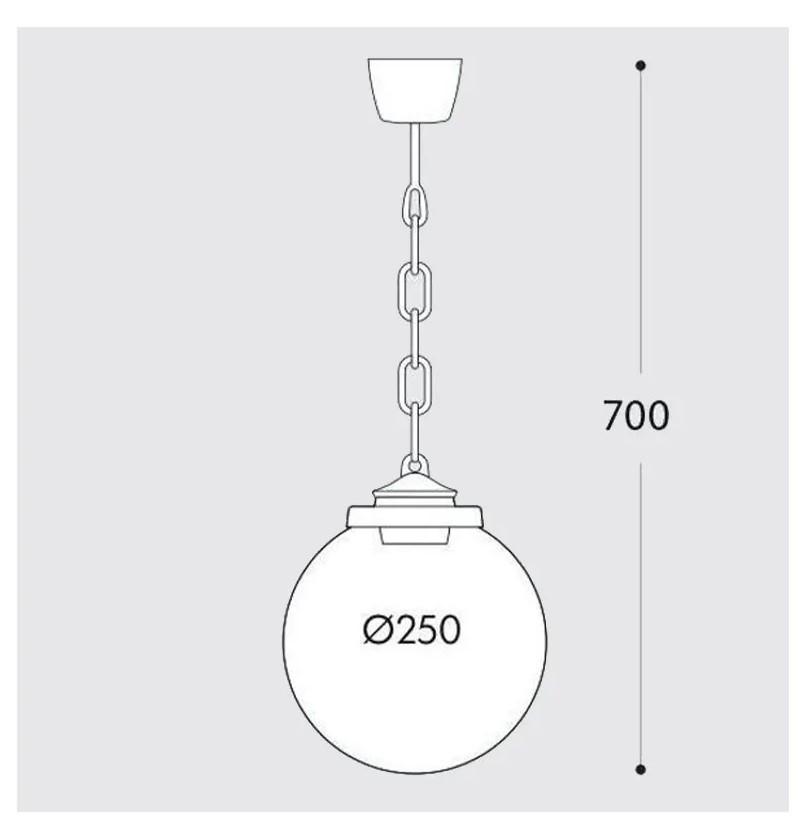 Фасадный светильник Fumagalli SICAR/GLOBE250