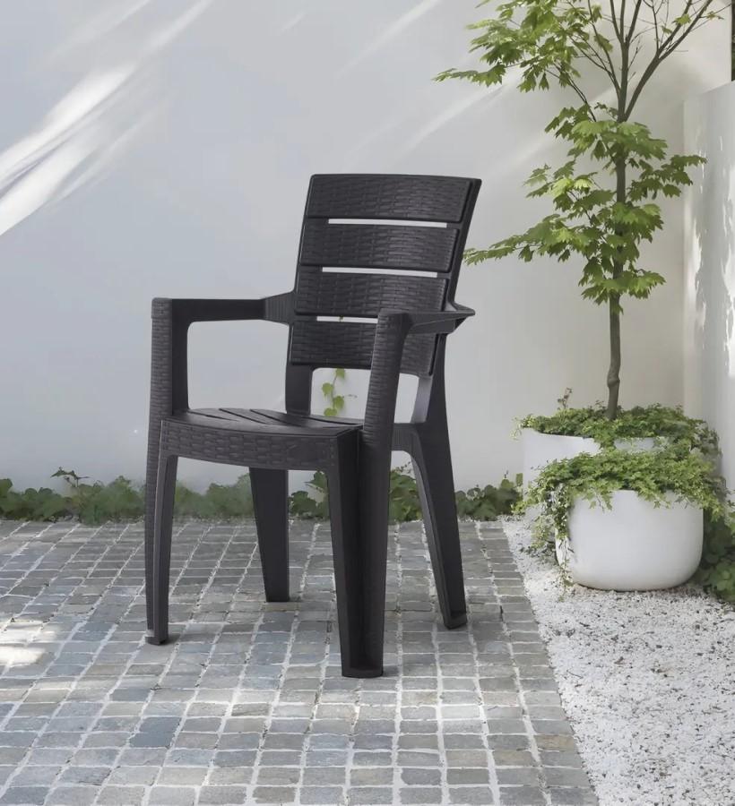 Стул для сада Heniver Ayder Anthracite