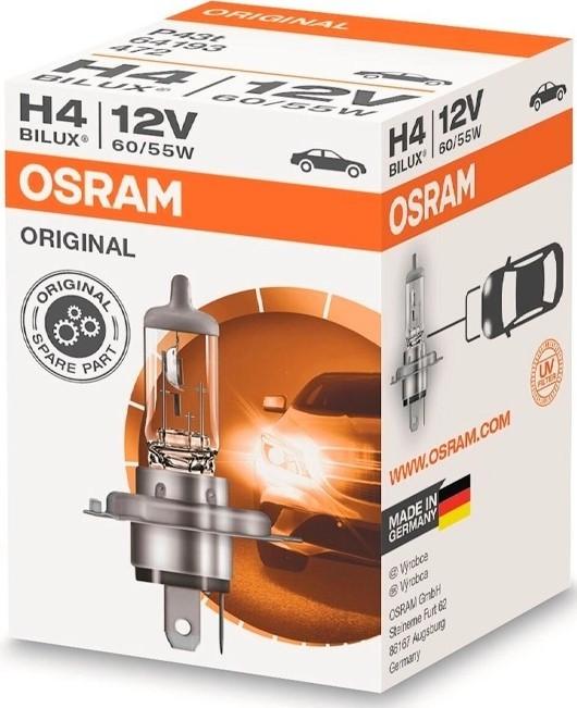 Автомобильная лампа Osram 64193 Night Breaker Unlimited H4 12V 60/55W 3900K