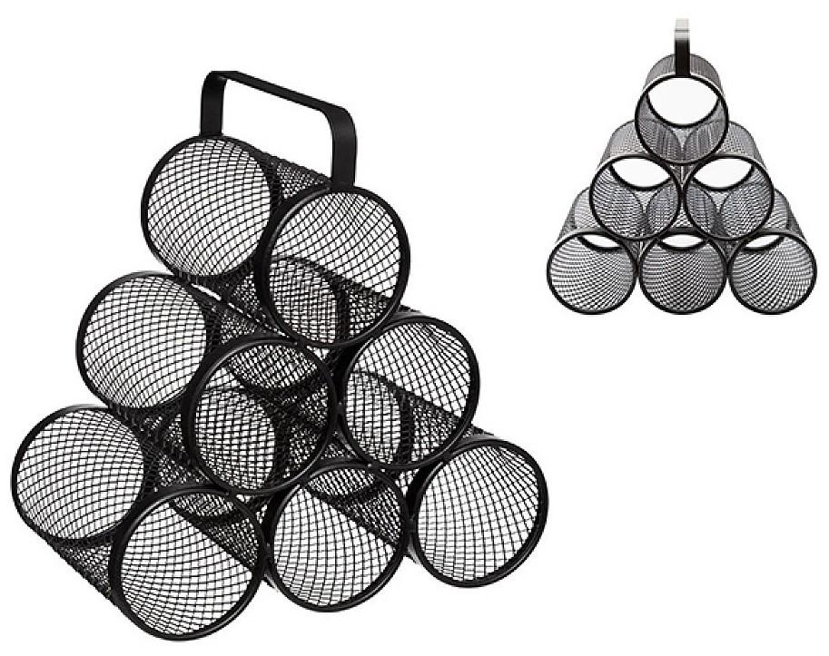 Raft pentru vin 5Five 6 sticle 3 nivele