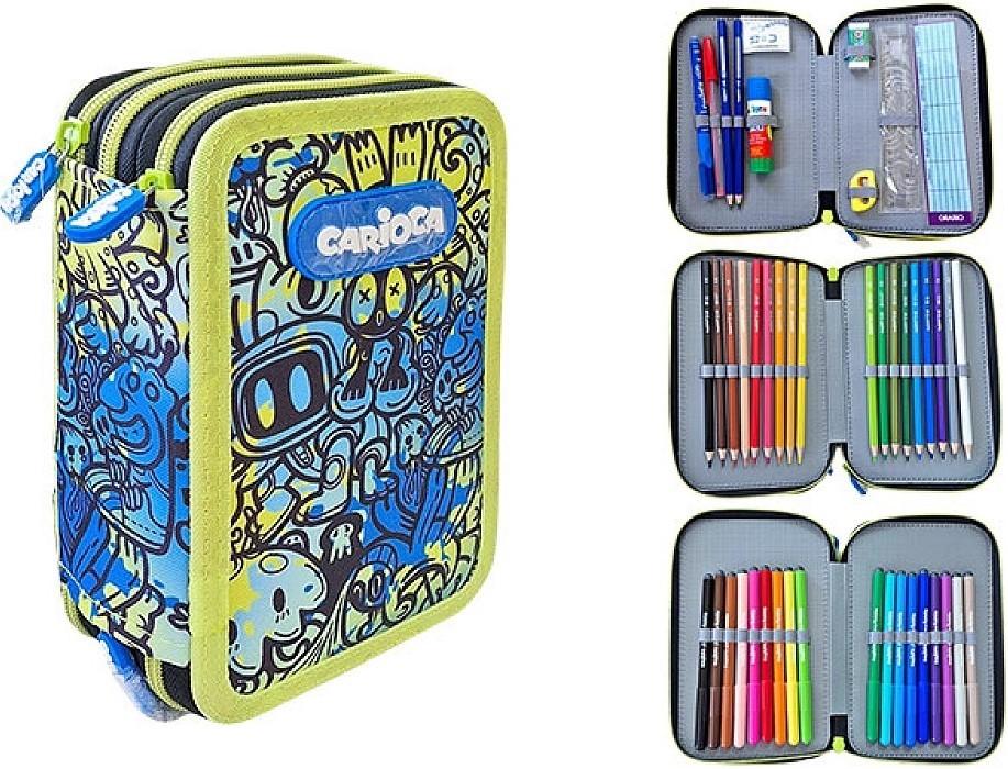 Пенал CARIOCA Comics Yellow (56870)
