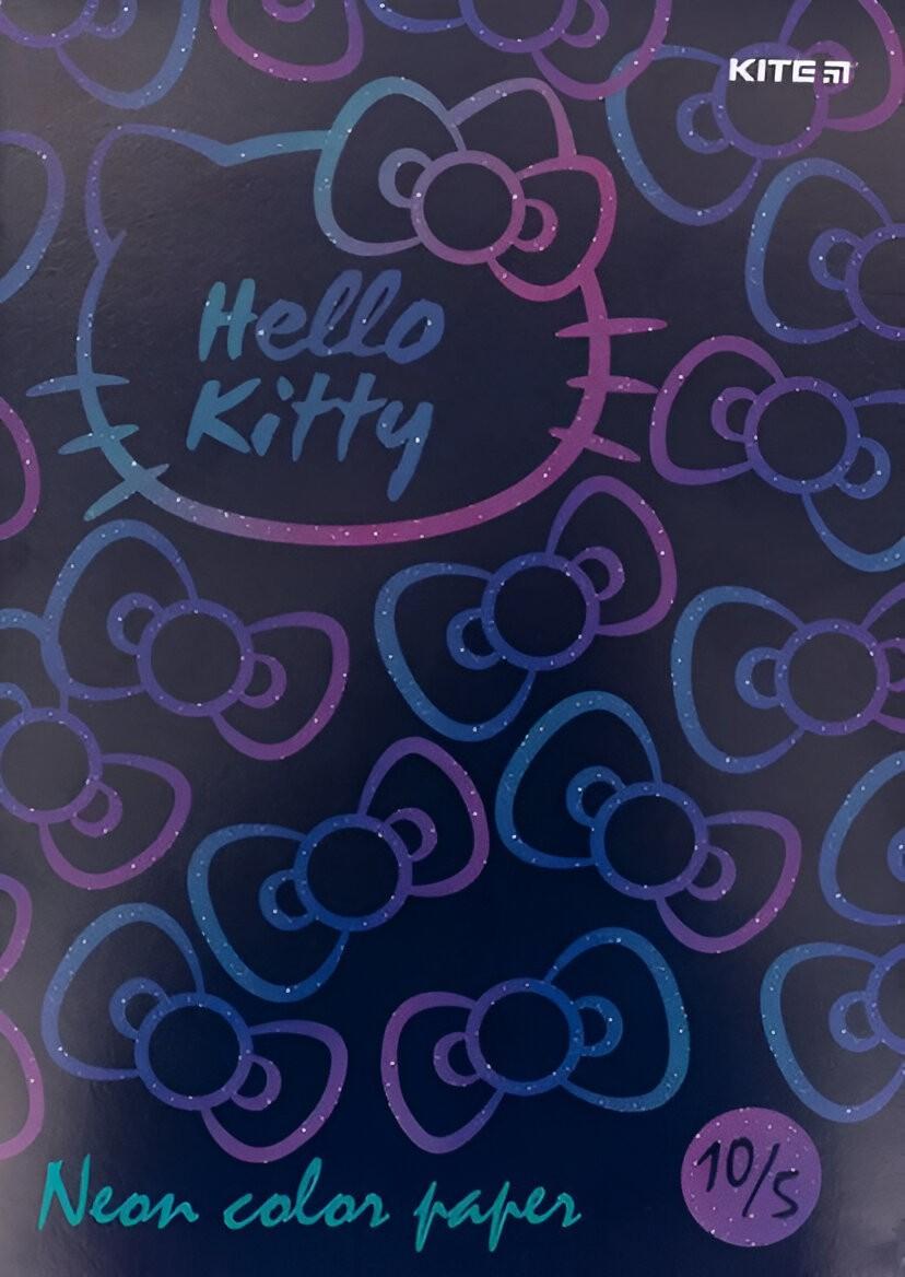 Цветная бумага Kite Hello Kitty NEON HK21-252